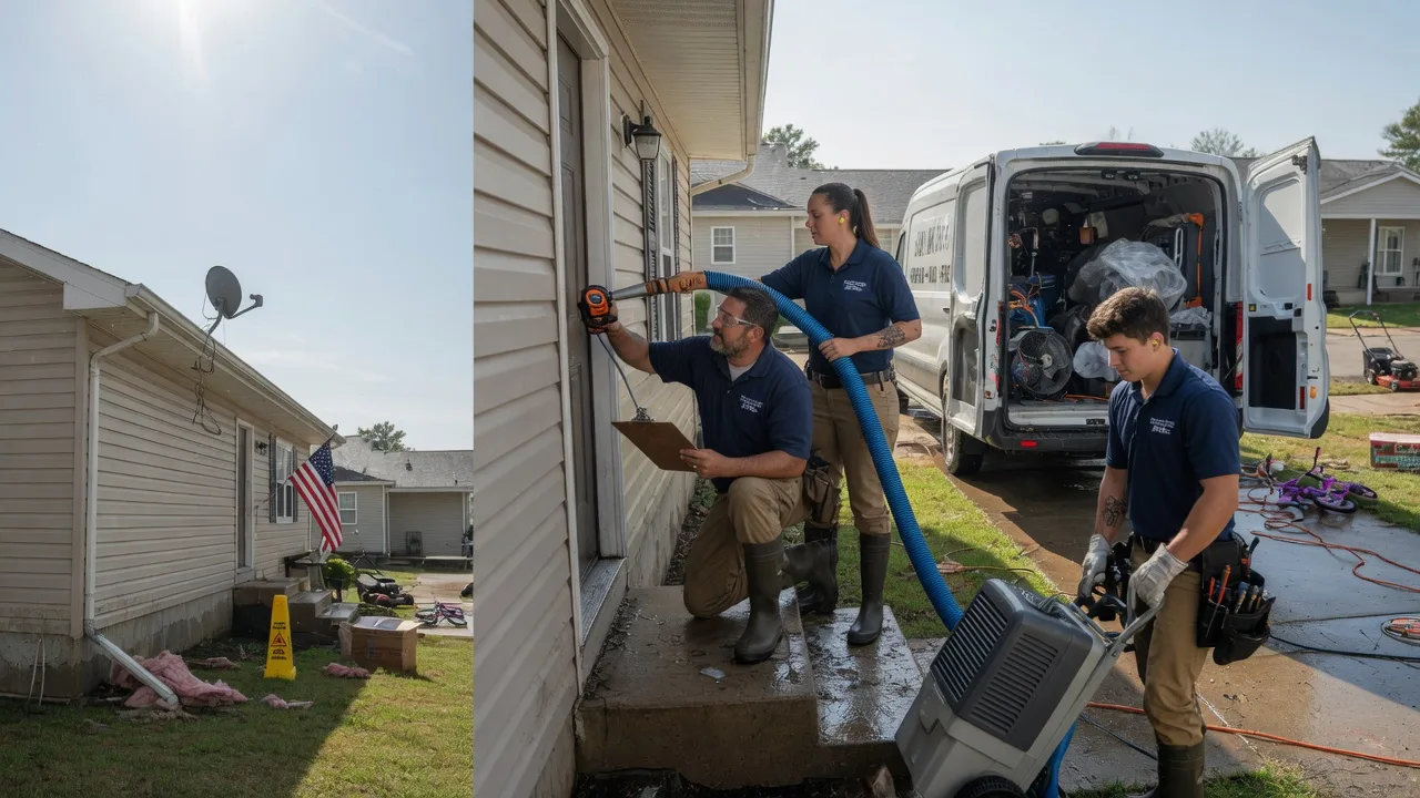 Ceiling Water Damage Restoration in Atlanta, MO near me